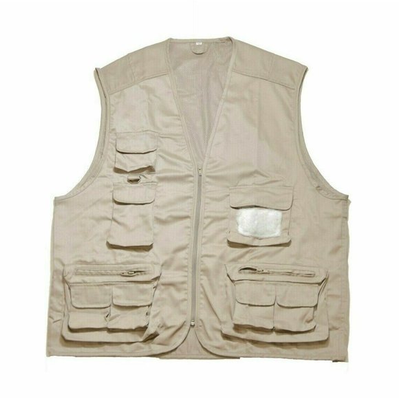 Cortland Fly Fishing Vest Med/Large Multiple Compartments D-Ring Rod Holder NEW - Picture 2 of 3
